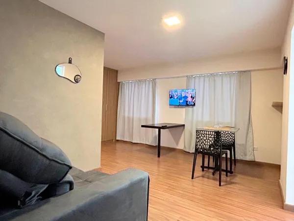 Apartamento com 1 dormitório mobiliado, 32 m² , Centro - Curitiba/PR.